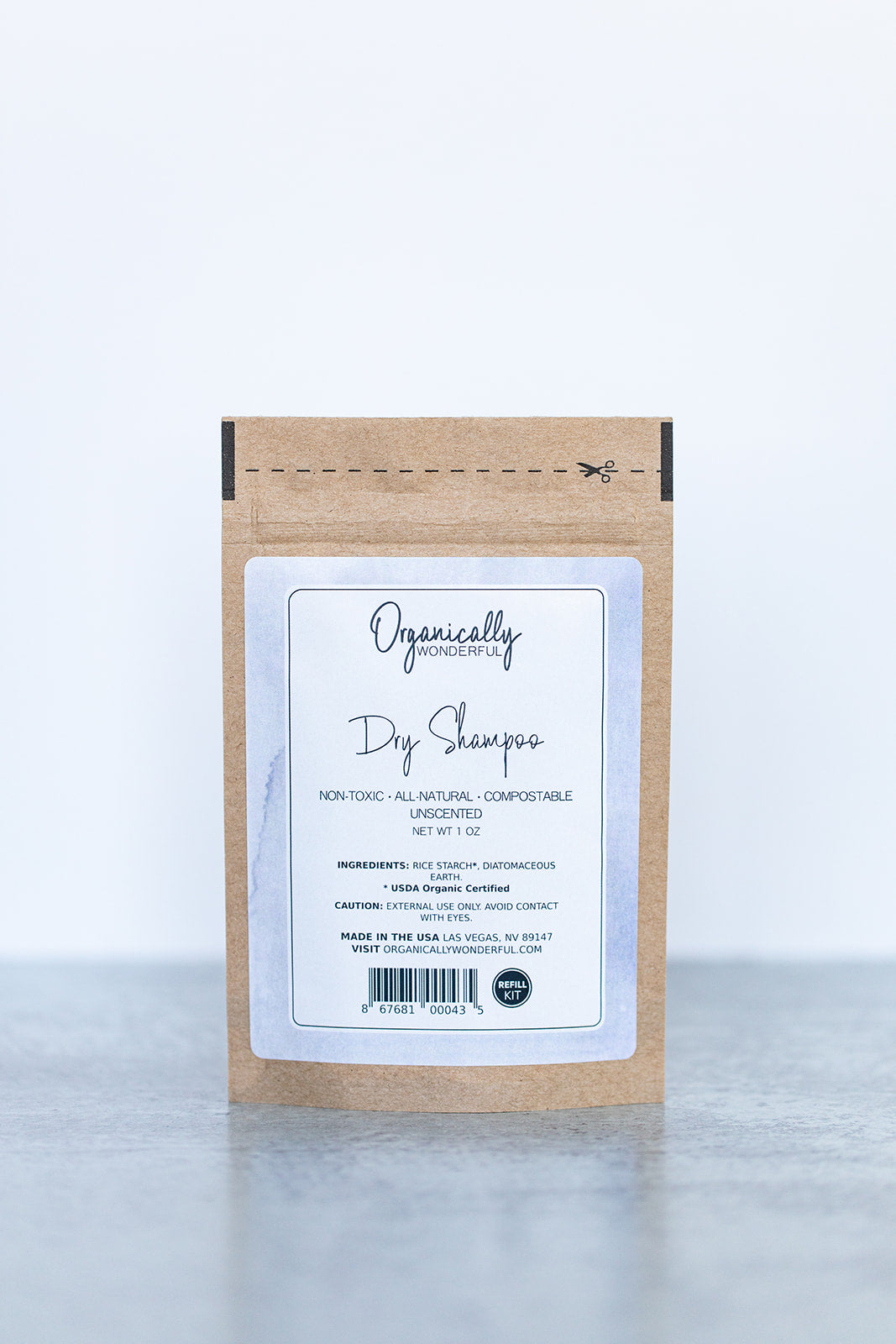 Unscented Dry Shampoo Refill Kit